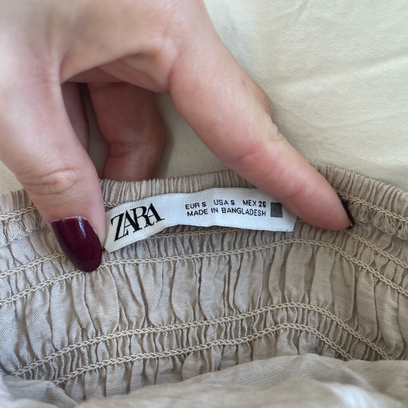 Zara Ruffled Look Crop Top - Picture 5 of 5